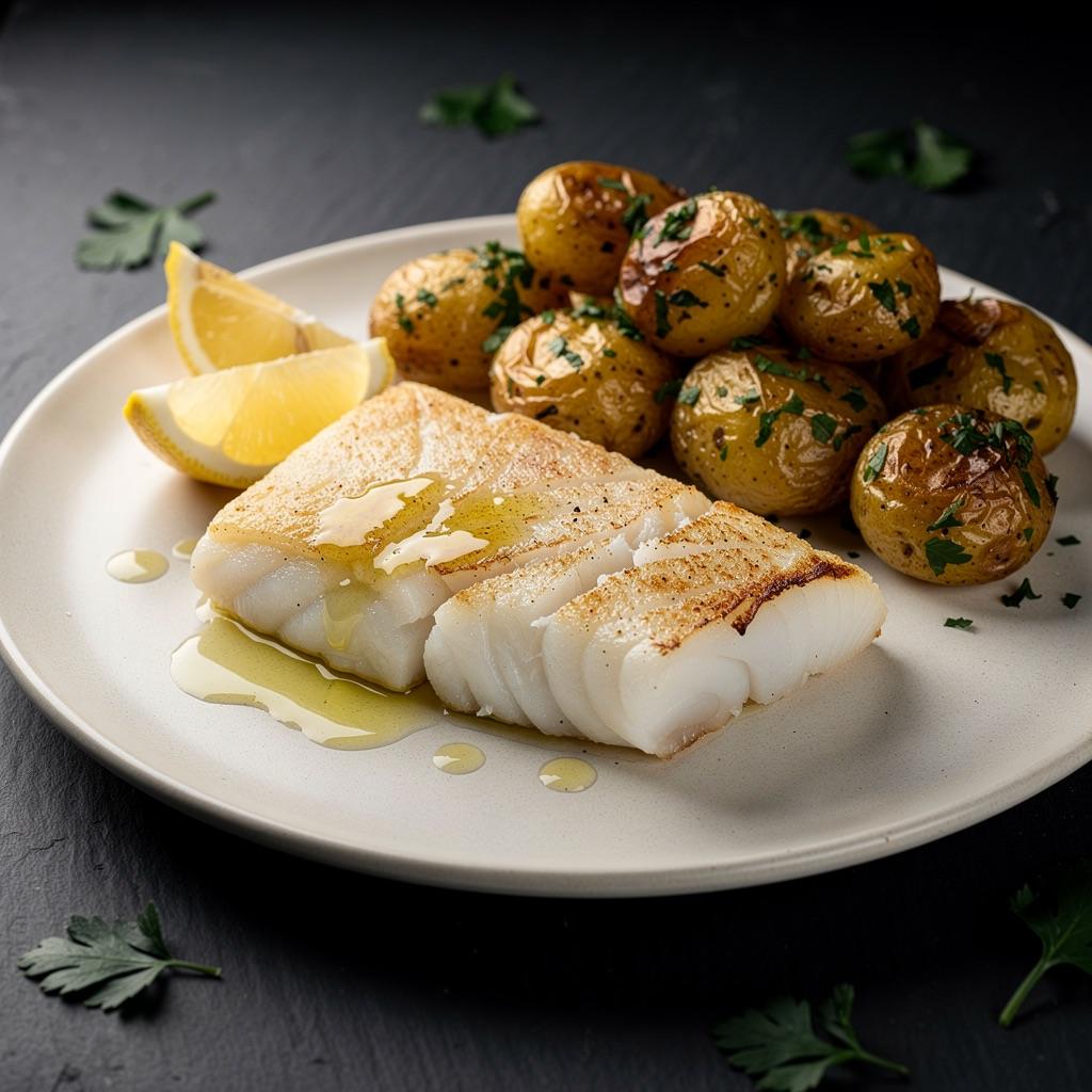 Kabeljau mit Kräuterkartoffeln